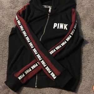 Victorious secret pink zip up hoodie